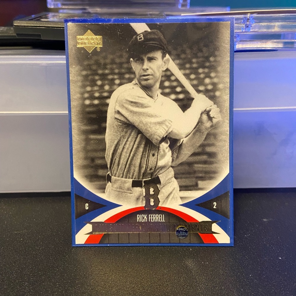 rare upper Deck UD Classics #82 Rick Ferrell Boston Red Sox